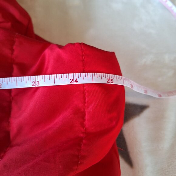 Climate Concepts Plus Size 4X Red  Fleece Lined Zip Puffer Vest Hiking Outdoor - Picture 5 of 10